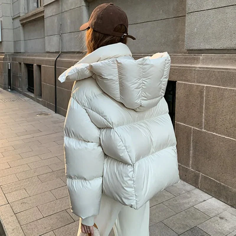Bella Thick Hooded Puffer Jacket - Image 7