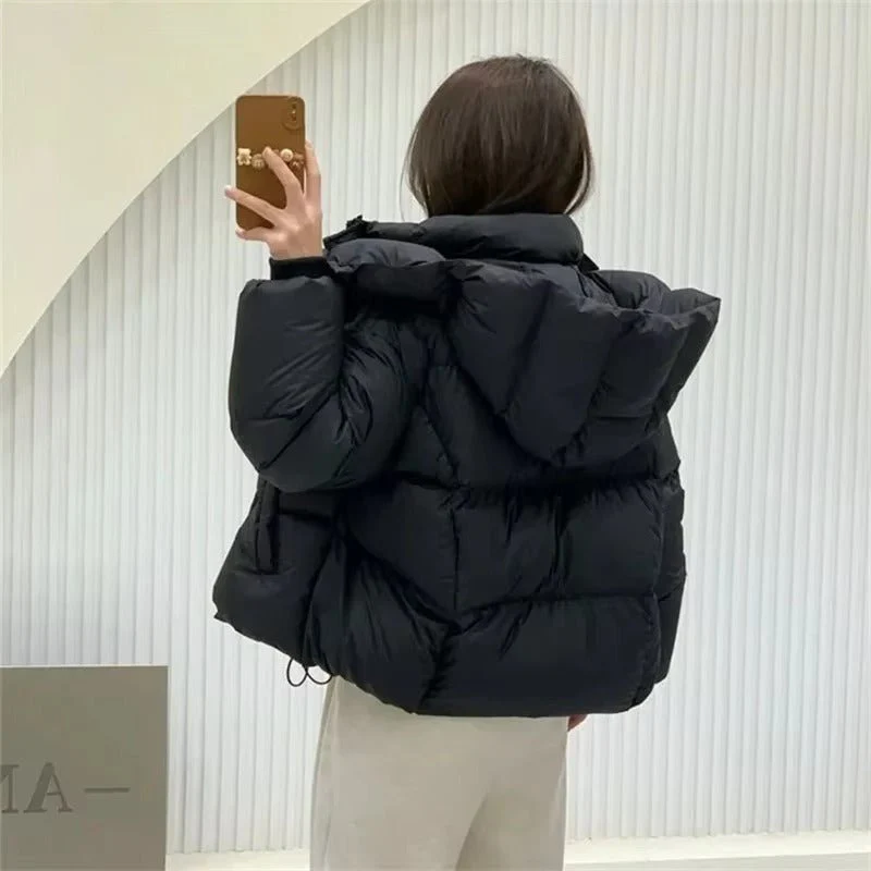 Bella Thick Hooded Puffer Jacket - Image 9