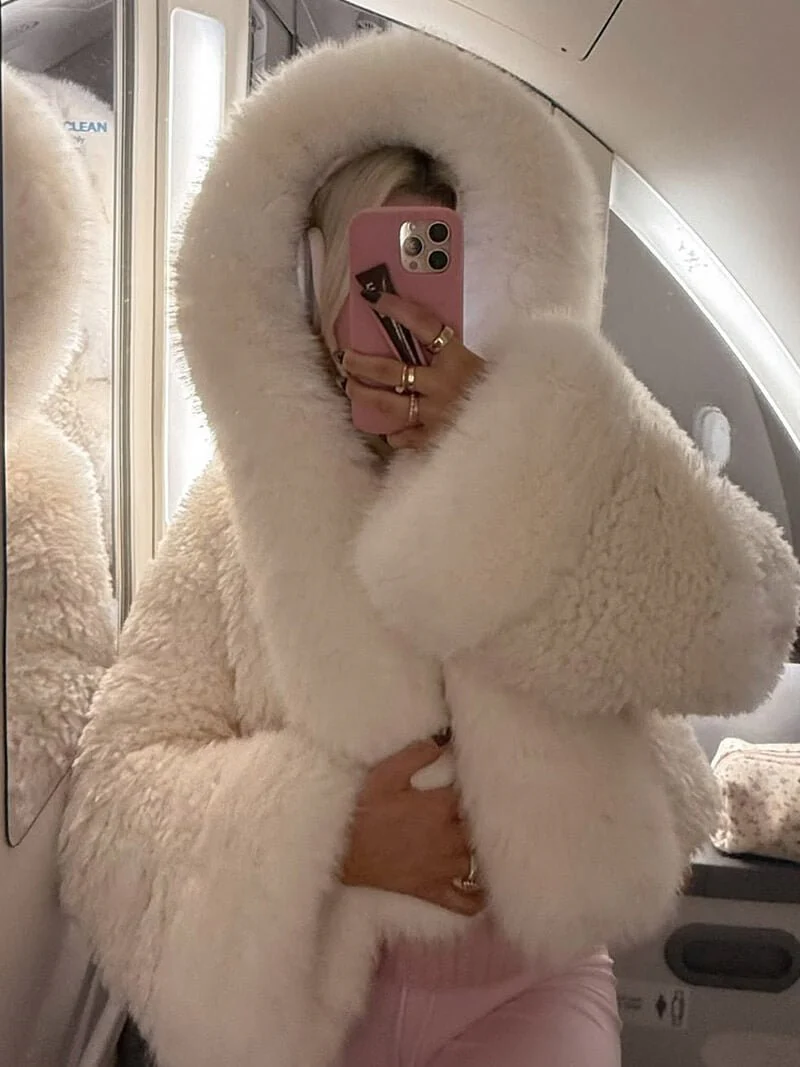 Henna Faux Fur Jacket - Image 4
