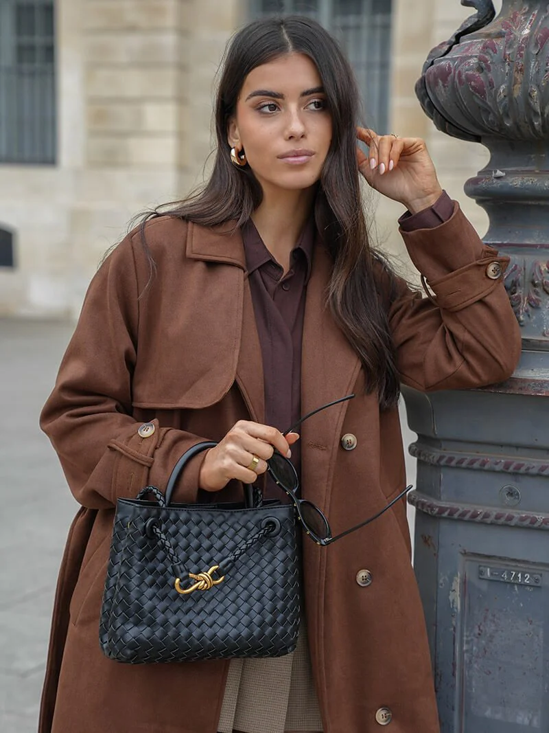 Molly faux suede Trenchcoat - Image 8