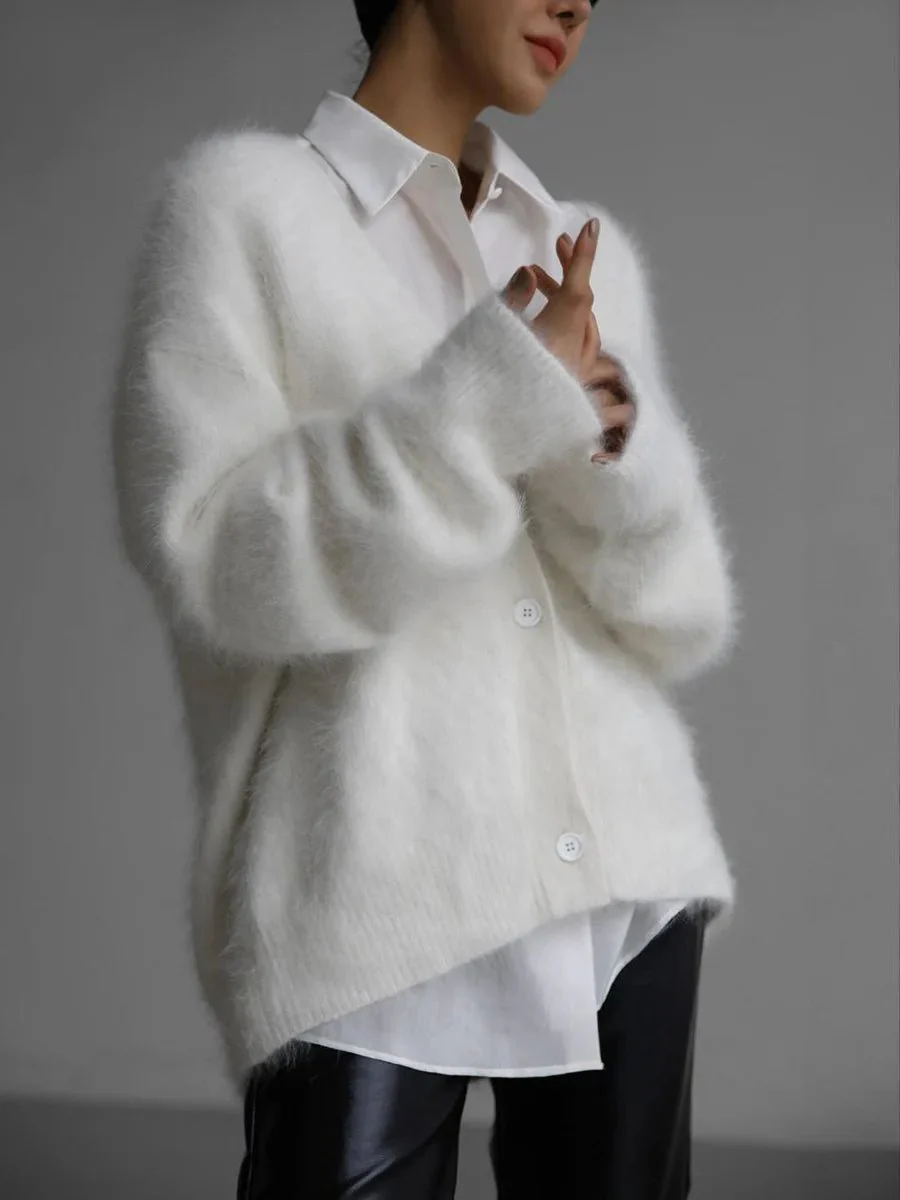 Terry Cozy Knitted Cardigan - Image 7