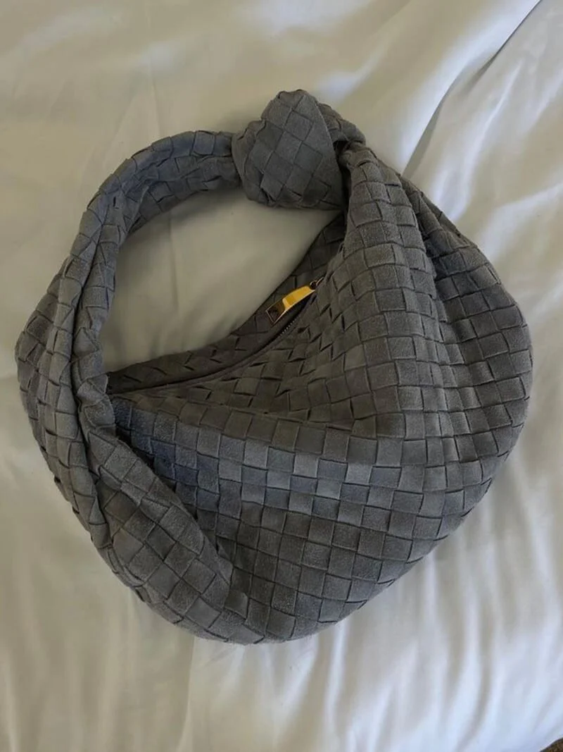 Woven Bag Medium Suede - Image 20